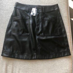 Madewell Vegan Leather skirt